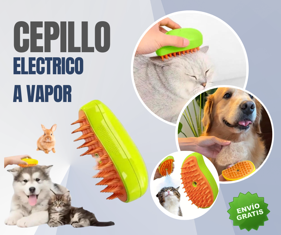 CEPILLO A VAPOR PARA MASCOTAS