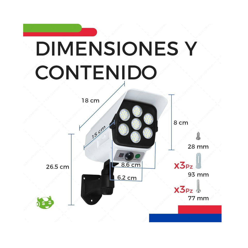 Luz led antirrobo ahorrador