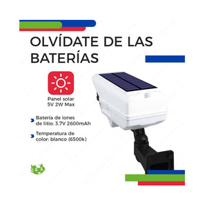 Luz led antirrobo ahorrador